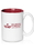 Custom 15oz Promotional Imprinted Ceramic Mugs, Stoneware, 4.5" H x 3.3" Rim x 4.9" W