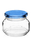 Blank 8oz Arc Flat Lid Elevation Candy Jars, Glass, 4.35" W x 3" H, Price/each