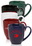 Blank 16oz Bistro Coffee Mugs, Stoneware, 4.1" H x 3.9" Rim x 2.1" W, Price/each