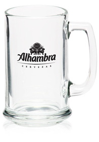 Custom 15 oz. Libbey 5011 Beer Mugs, Glass, 5 3/8" H x 3" Rim x 2 1/2" Base