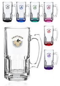 Custom 34oz Libbey Super Sports Beer Mug Or Pitcher, Glass, 6"W x 8"H