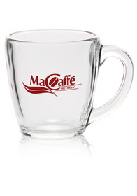 Custom 15.5oz Libbey Tapered Glass Coffee Mugs, Glass, 4.1" W x 5.9" H