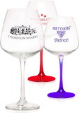 Blank 18.25oz Diamond Balloon Wine Glasses, 4 