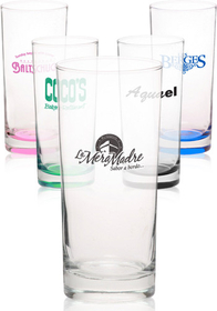 Custom 15oz Libbey Tall Beverage Glasses, 3" W x 6.3" H