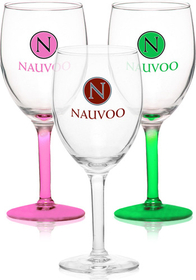 Custom 8oz Libbey Citation Wine Glasses, 2.75" W x 6.75" H