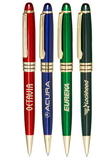 Blank Ultra Executive Pens, Metal, 0.6" Width Including Clip x 6" Length