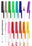 Blank Value Stick Pen, Plastic, 0.25" W x 6" H, Price/each