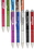 Blank Rhinestone Pen, Plastic & Metal, 0.6" Width Including Clip x 6" Length, Price/each