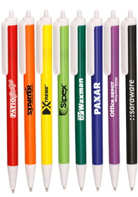 Advantage Retractable Pens, Plastic, 5.5" W x 0.48" H