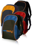 Blank Two Tone School Backpack, Air Mesh and Ripstop, 17.5