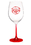 Blank 19 oz. Lead Free Crystal Wine Glasses, Lead Free Crystal Glass, 9.21" H x 2.75" R x 3.18" B, Price/each