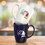 Blank 12oz Java Coffee Mugs, Stoneware, 4.125" H x 3.25" R x 4.75" W, Price/each