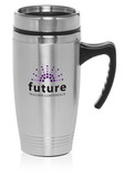 Blank 16 oz. Stainless Steel Travel Mugs with Handle