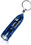 Blank Mini Flashlight Key Chain, Plastic, 2 .875" Wx.75 Diameter, Price/each