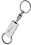 Blank Aston Metal Engraved Keychain, Polish Chrome Metal, 3.75"W x 0.8"H, Price/each