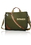 Blank Executive Messenger Bag, 600D Polyester W/ Leatherette Trim, 14"W x 12.5"H x 3.5"D, Price/each