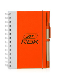 Blank 5.5 in x 7 in Recyclable Bright Eco Notebooks, Plastic, Paper