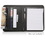Blank 13.25 in x 10 in Black Stitched Portfolios, PU Leather Outside, PVC Inside, Price/each