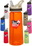 Blank 22 oz. Sports Water Bottles with Straw, 9" H x 3" W, Price/each