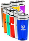 Blank 16oz Double Insulated Travel Tumblers, Stainless Steel / Plastic, 7
