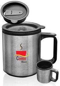 Custom 12 oz Stainless Steel Travel Mugs