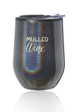 Blank 12 oz. Iridescent Stemless Wine Glasses with Lid