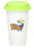 Blank 11 oz. Double Wall Porcelain Tumbler with Lid, Porcelain Mug, Silicone Lid, 5.8" H x 3.8" W, Price/each