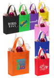 Custom Non-Woven Small Gift Bags, 80Gsm Non-Woven Polypropylene, 8.15"W x 10" H x 3.5" D