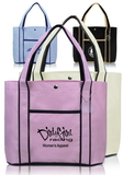 Blank Premium Fashion Tote Bags, Tough 600 Denier Color Polyester, 16.25