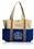 Blank Dual Colored Tote Bags, Tough 600 Denier Color Polyester, 13"W x 12.25"H x 4"G, Price/each