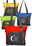 Blank The Go Getter Two-Tone Tote Bags, Durable 600 Denier Polyester Canvas, 16.5"W x 14.5"H x 4.5"G, Price/each