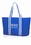 Blank Striped Handle Sport Tote Bags, 600D Polycanvas, 19.5" W x 11.5" H x 4.25" D, Price/each