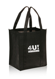Blank Grande Two Tone Large Grocery Tote Bags, 80 Gsm Non-Woven Polypropylene, 12.375