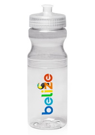 Blank 24 oz. Poly-Clear Bike Water Bottles