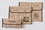 Custom BC1310 Hessian Laminated Jute/Burlap Document Envelope, 13.25" x 10", Price/each
