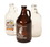 Custom GG64 Rambler 64oz Glass Beer Growler Amber, 4.75" x 10.5", Price/each