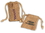 Custom IB350 Colored Jute/ Burlap Drawstring Bag, 3" x 5", Price/each