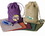 Custom IB570 Colored Jute/ Burlap Drawstring Bag, 5" x 7", Price/each