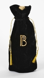Custom IV613 Velvet Wine Drawstring Bag, 6