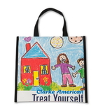 Custom TB1410 Marquee Recycled Banner Tote Bag, 14