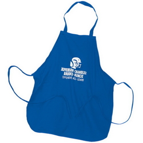 Custom A3629 Apron, Poly Cotton 65/35, 22" W X 27" H