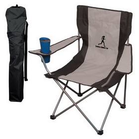 Blank B6648 Sport Star Folding Chair in a Bag, 600D Polyester with PE backing, 21" W x 34.5" H x 21.25" D