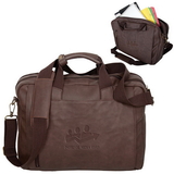 Blank BL6339 Laptop Brief, Premium Bonded Leather, 16.5