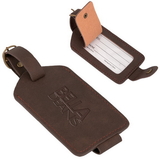 Blank BL8991 Luggage Tag, Premium Bonded Leather, 4.5