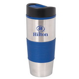 Custom DA4816 500 Ml. (16 Oz.) Stainless Steel Travel Tumbler, Double Walled With Stainless Steel Exterior, 8