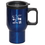Blank DA5569 500 Ml (16 Oz.) Right-On Travel Mug, Double Walled With Stainless Steel Outside And Plastic Inside, 6" H X 3.5" Diameter, Price/piece