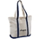 Custom E3105 Heavy Cotton Tote Bag, 18 Ounce Cotton Canvas, 19.5" W X 14.5" H X 7" D, Price/piece