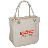 Blank E7099 Organic Rope Tote, Sp Pp Ps - 7
