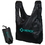 Custom F5269 Folding Tote In A Pouch, Lightweight 190T Polyester, 15.5" W X 16" H X 5" D (Tote Open), Price/each