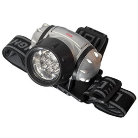 Blank FL4503 7 Led Hands Free Head Light, Three Setting 7 Led Light Cluster Housed In Plastic Casing One Light, Three Lights, Or All Seven, 2.875" W X 2" H X 2.75" D